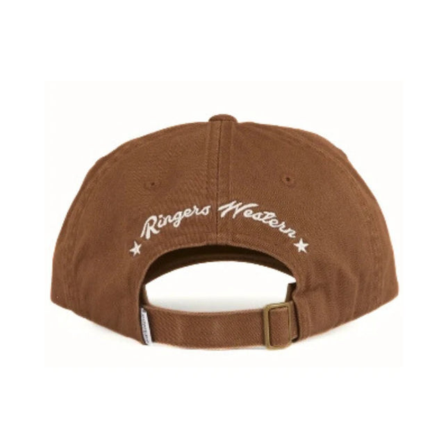 RINGERS WESTERN LADY LUCK BASEBALL CAP - SADDLE BROWN