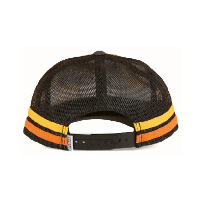 RINGERS WESTERN SUNFLOWERS TRUCKER CAP - BLK/MULTI