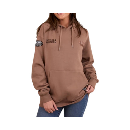 RINGERS WESTERN KNX OVERSIZE UNISEX HOODIE CAMEL - L