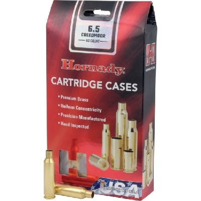 RE-LOADING - HORNADY BRASS 6.5 CREEDMOOR 50PK Shoalhaven Shooting