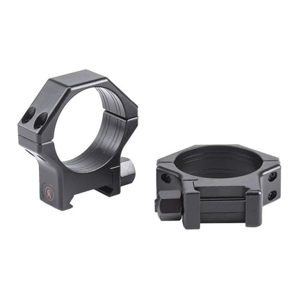 RITON OPTICS CONTESSA 30MM HARDENED STEEL PICATINNY RINGS, 19MM