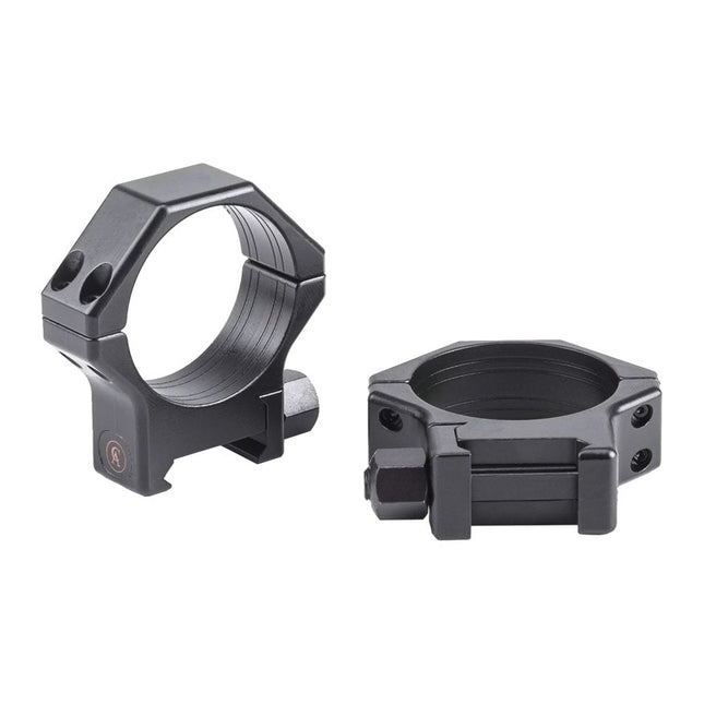 RITON OPTICS CONTESSA 30MM HARDENED STEEL PICATINNY RINGS, 19MM