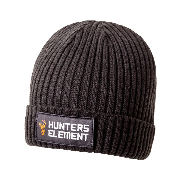 CLOTHING - HUNTERS ELEMENT RIVET BEANIE BLACK Shoalhaven Shooting