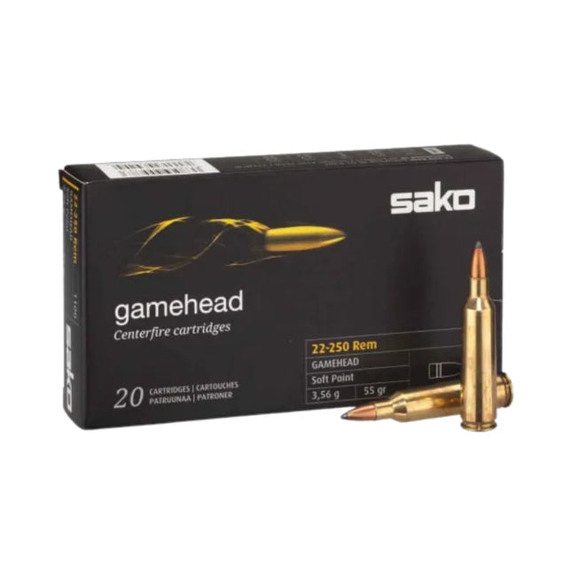 SAKO 22-250 GAMEHEAD 55GR GAMEHEAD SP - 50RND PK