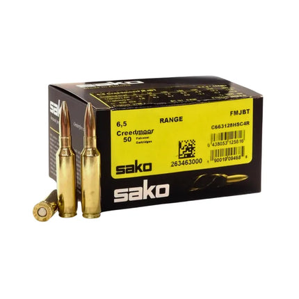 SAKO AMMO 6.5 CREEDMORE 144GR RANGE SPEEDHEAD FMJ 50RND PKT