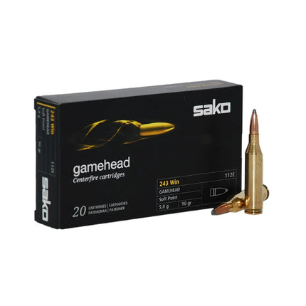 SAKO AMMO 243 90GR GAMEHEAD