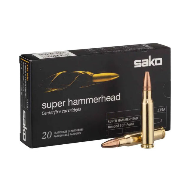 SAKO AMMO 308WIN 180GR SUPER HAMMERHEAD 20PK