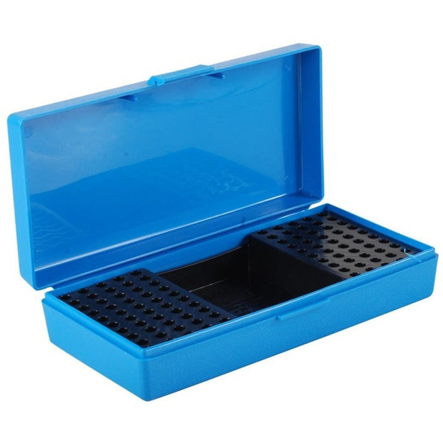 AMMUNITION STORAGE - MTM 100 ROUND 22 LONG RIFLE RIMFIRE COMPETITION BOX - BLUE Shoalhaven Shooting