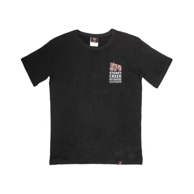 STONEY CREEK BLACK TEE