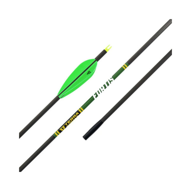 TERRA FIRMA FORTIS FLETCHED ARROWS 400 SPINE (DZN)