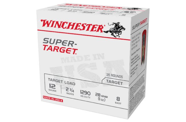 WINCHESTER AMMO SUPER TARGET 12GA 1290FPS 8 2-3/4 28GM