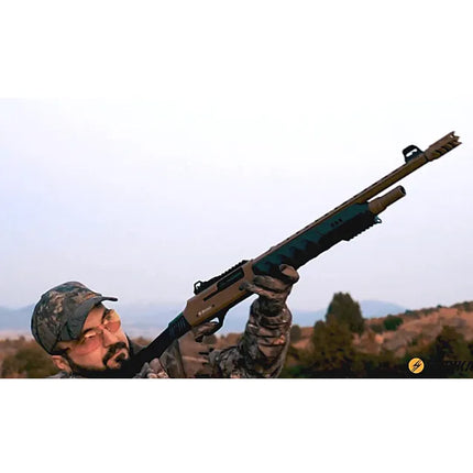 FIREARMS - BERIKA EXT12 MKII 12G STRAIGHT PULL SHOTGUN 18" BARREL 6+1 MAG SILVER (MARINE) Shoalhaven Shooting