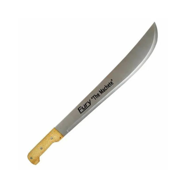 KNIVES - FURY MACHETE WITH WOODEN HANDLE Shoalhaven Shooting