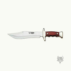 KNIVES - CUDEMAN - BOWIE, 21CM BLADE, RED STAMINA GOLD TRIM HANDLE, W/SHEATH Shoalhaven Shooting