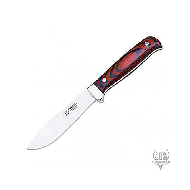 KNIVES - CUDEMAN - DROP POINT, 11.5CM VANDIUM BLADE, RED STAMINA HANDLE, W/SHEATH Shoalhaven Shooting
