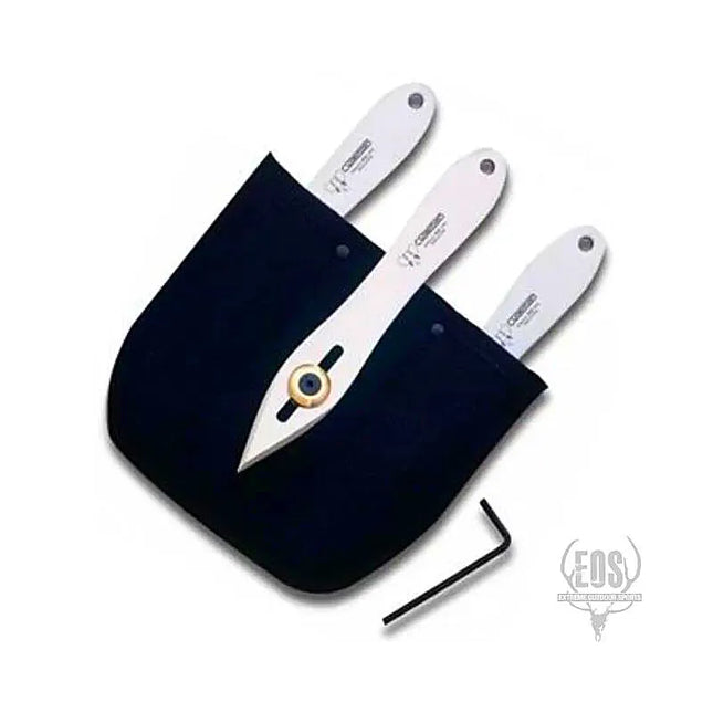 is a high-quality and versatile set designed for precision and accuracy in the sport of knife throwing.