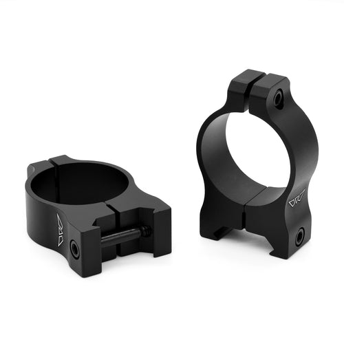 WARNE SCOPE RINGS VAPOR 30MM MED BLK ALUMINIUM - Shoalhaven Shooting