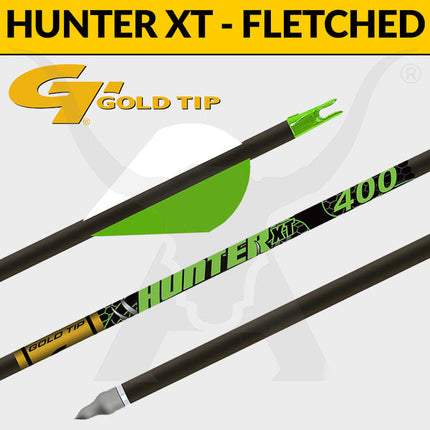 GOLD TIP HUNTER XT ARROW DOZEN 250 SPINE 29" 2" VANES