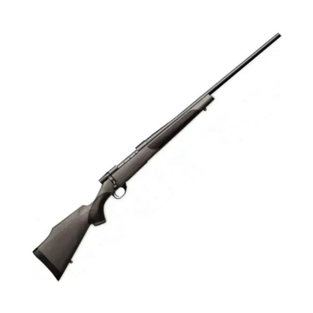 WEATHERBY VANGUARD 243 BLUED SYN 24" BLACK/ GREY SYNTHETIC STOCK SPORTER PROFILE BARREL