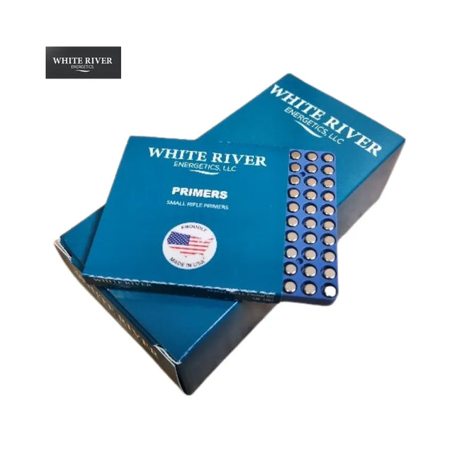 WHITE RIVER ENERGETICS - SMALL RIFLE PRIMERS (100PK)