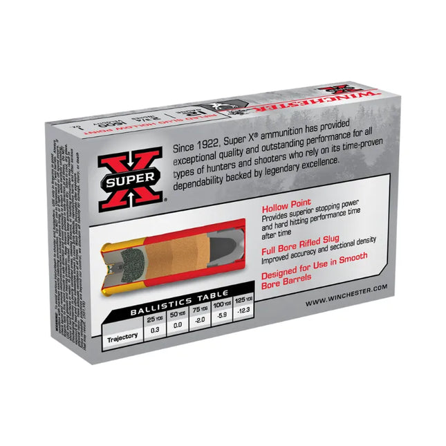 WINCHESTER AMMO 12G SX SLUG RIFLED 1 OZ