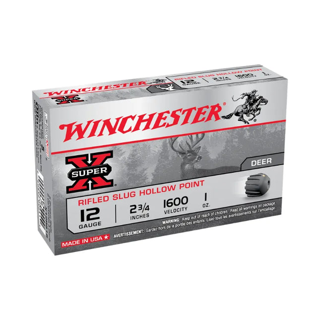 WINCHESTER AMMO 12G SX SLUG RIFLED 1 OZ