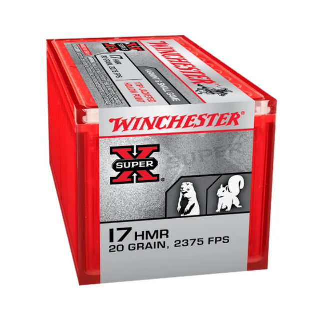 WINCHESTER AMMO 17HMR SUPER X 20GR XTP 50PK