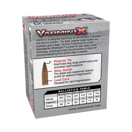 WINCHESTER AMMO 17 HORNET 20GR VARMINT
