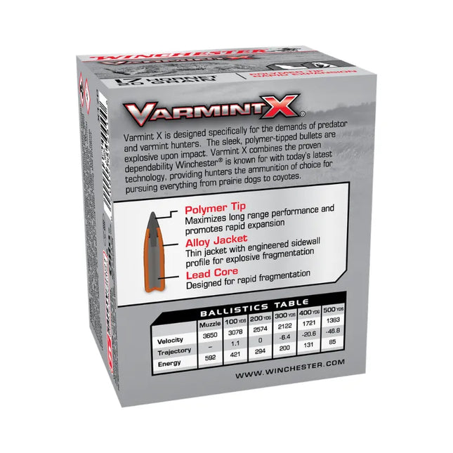 WINCHESTER AMMO 17 HORNET 20GR VARMINT