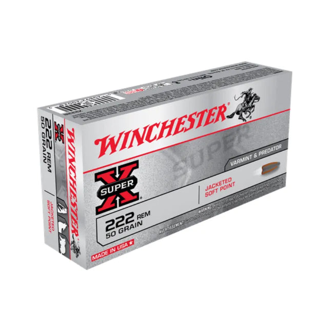 WINCHESTER AMMO 222 SX 50G SP
