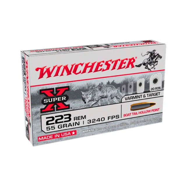 WINCHESTER AMMO 223 SX 55GR BTHP