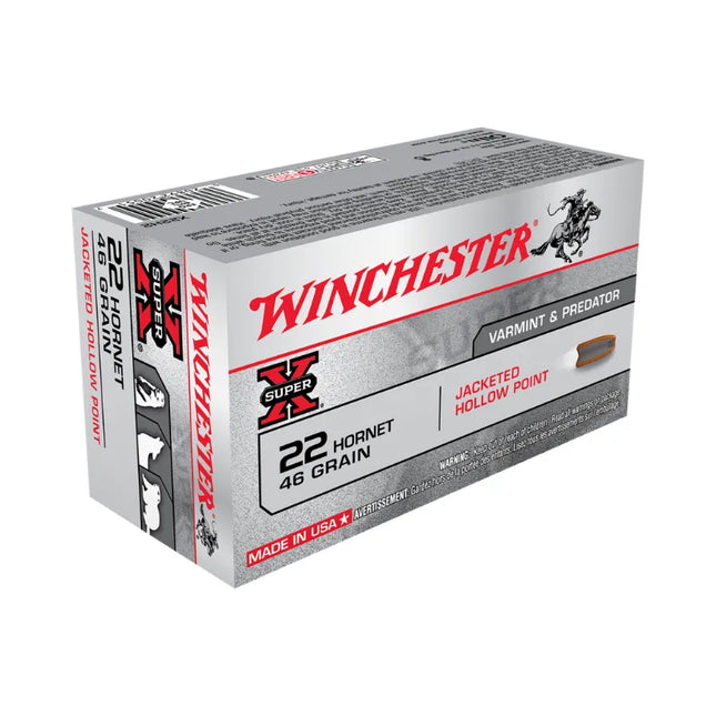 WINCHESTER 22 HORNET 46GR HP - 50PK