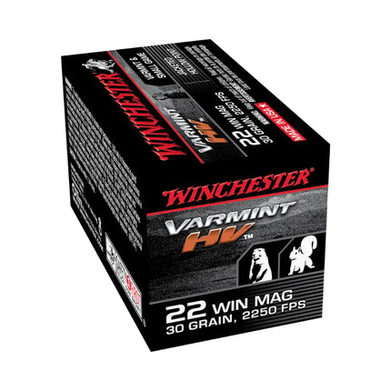 WINCHESTER AMMO 22 WMR 30GR V-MAX HV VARMINT