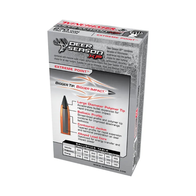 WINCHESTER AMMO 270 DEER SEASON 130GR XP