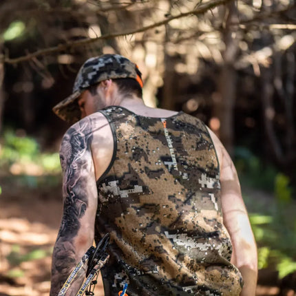 HUNTERS ELEMENT ECLIPSE SINGLET FOREST GREEN SZXL