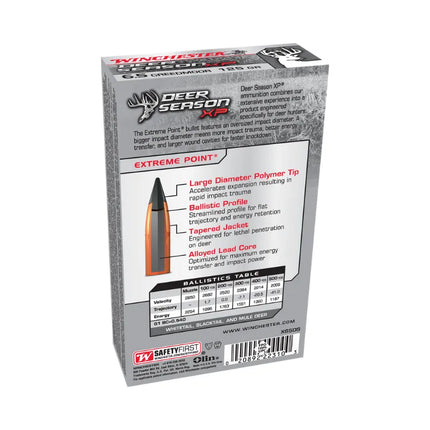 WINCHESTER AMMO 6.5/CM 125GR D/SEASON XP - CASE