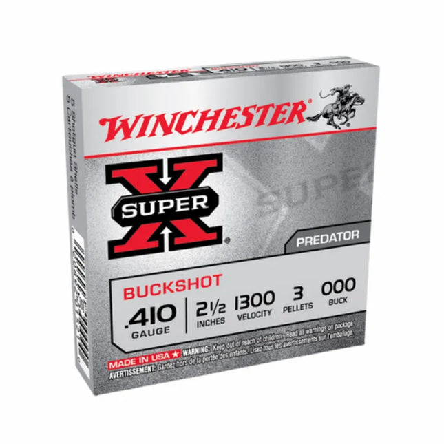 WINCHESTER AMMO 410G OOO 2-1/2" 3 PELLET 5PK