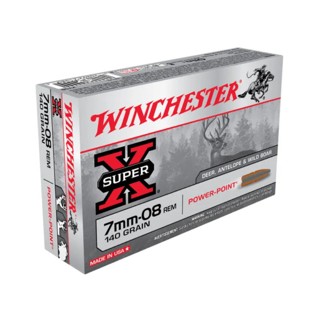 WINCHESTER AMMO 7MM-08 SX 140G
