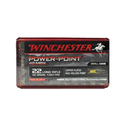 WINCHESTER AMMO 22LR POWER POINT 42G