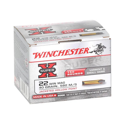 WINCHESTER AMMO 22 WMR 40GR JHP SX