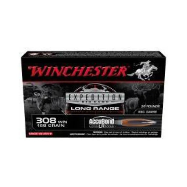 WINCHESTER AMMO 308 168GR EXPEDITION BIG GAME ABCT