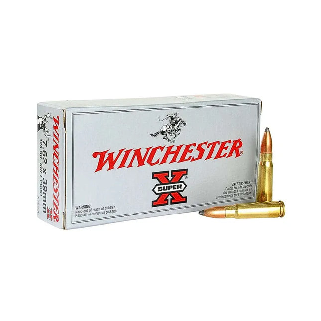 WINCHESTER AMMO SUPER X 7.62X39MM 123GR SP