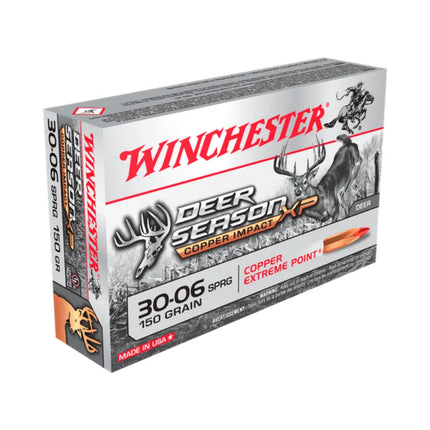 WINCHESTER AMMO DEER SEASON COPPER IMPACT LF 30-06SPRG 150GR XP
