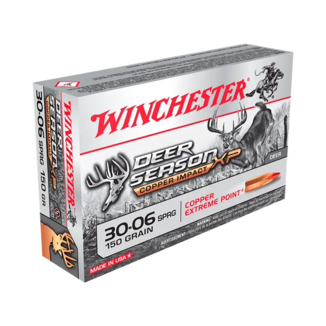 WINCHESTER DEER SEASON COPPER IMPACT LF 30-06SPRG 150GR XP - 20PK