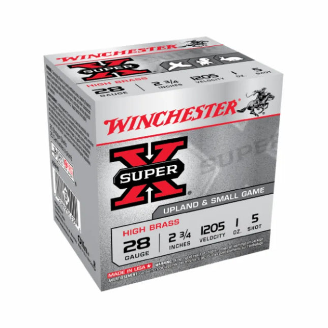 WINCHESTER AMMO SUPER X 28G 5 2-3/4 28GM (HIGH BRASS)