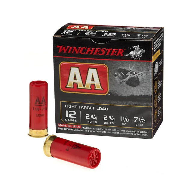 WINCHESTER AMMO 12GA AA INTERNATIONAL TARGET LOAD #7.5