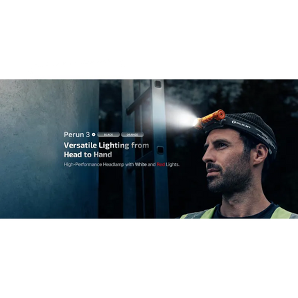 OLIGHT PERUN 3 VERSATILE LED RECHARGABLE HEAD TORCH
