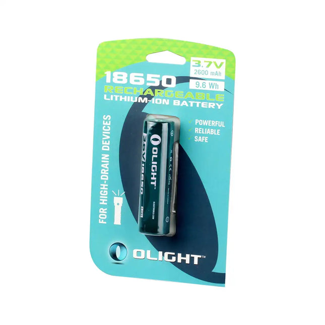 LIGHTING - OLIGHT 2600MAH 18650 PROTECTED LI-ION RECHARGABLE BATTERY Shoalhaven Shooting