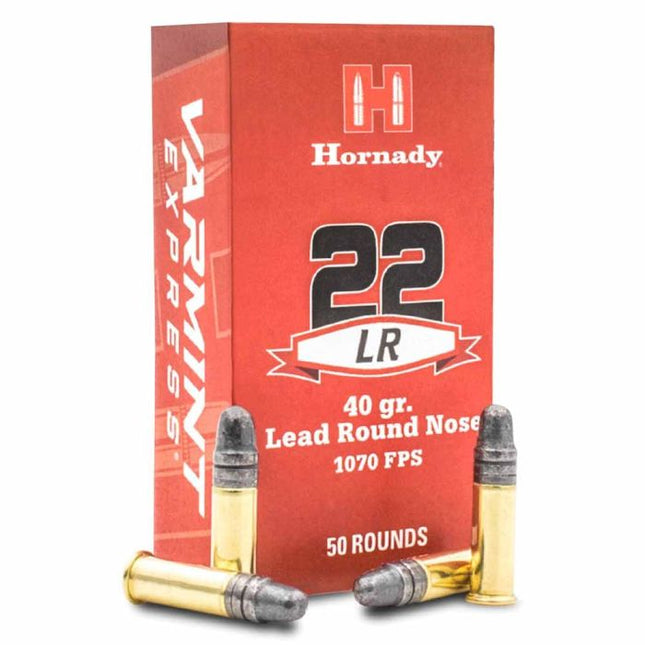 HORNADY AMMO 22LR 40GR LNR - BRICK (500PK)