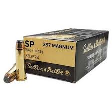 SELLIER & BELLOT AMMO 357 MAG 158GR SP